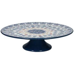 Bico 12 Inch Glazed Ironstone Design Cake Stand Bico 12 Inch Glazed Ironstone Design Cake Stand